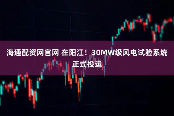 海通配資網官網 在陽江！30MW級風電試驗系統正式投運